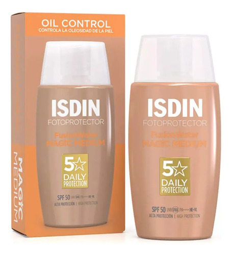 D_954963-Mlc80972791961_112024-O.jpg Isdin Fotoprotector Fusionwater Magic Medium 50 Spf 50 Ml - Imagen 1