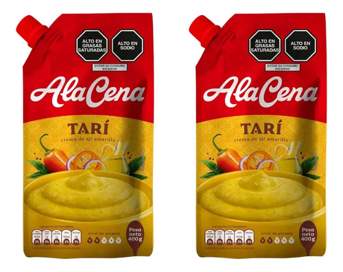D_957261-Mlc113153837275_062026-O.jpg Pack 02 Crema De Aji Tari Alacena 400Gr - Imagen 1