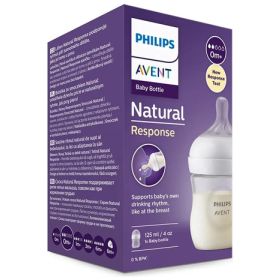 Mamadera Natural Response Philips Avent Scy900/01 0m+ 125ml Color Blanco Translúcido