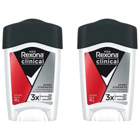 Pack Rexona Clinical Antitran En Crema Sport Strength 48g X2