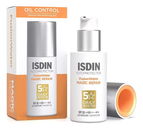 D_964689-Mlc113767944169_062026-O.jpg Fotoprotector Isdin Fusion Water Magic Repair Spf50 50Ml - Imagen 1