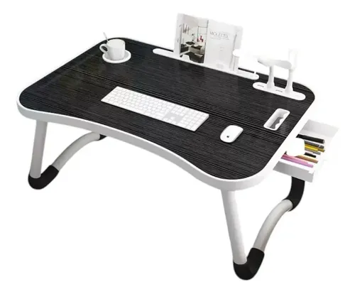 D_968310-Mlc109945992338_042026-O.webp Mesa Portatil Para Laptop Ventilador + Lampara Usb Negro - Imagen 1
