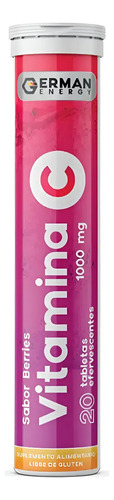 D_969090-Mlc94455837785_102025-O.jpg German Energy Vitamina C Mini 20 Tab Efervescsnte Franbuesa Naranja - Imagen 1