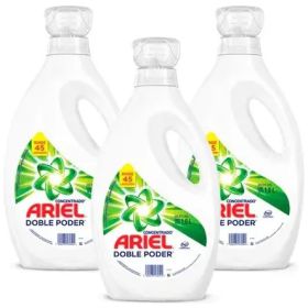 Pack Detergente Líquido Ariel Doble Poder 3x1,8l
