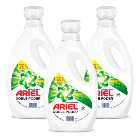 D_969277-Mlc112588842656_062026-O.jpg Pack Detergente Líquido Ariel Doble Poder 3X1,8L - Imagen 1
