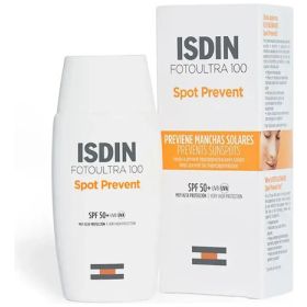 Fotoprotector facial fotoultra 100 spot prevent  50spf 50ml isdin