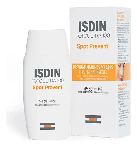 D_969628-Mlc112589106156_062026-O.jpg Fotoprotector Facial Fotoultra 100 Spot Prevent 50Spf 50Ml Isdin - Imagen 1