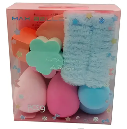 D_971327-Mlc113768396029_062026-O.webp Max Belle Kit Accesorios De Belleza 9 Pcs - Imagen 1