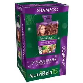 NUTRIBELA PACK 12 SHAMPOO ENZIMOTERAPIA FRIZZ 18ML C/U