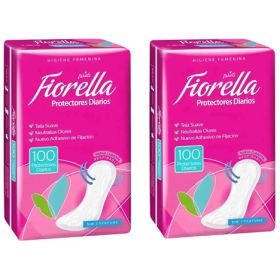 Pack 02 Protectores Diarios 100u C/u Fiorella
