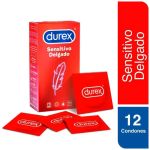 Durex Sensitivo Delgado X12 Condones Preservativos