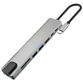 ADAPTADOR HUB PARA MACBOOK AIR M1 M2 8 EN 1 HDMI