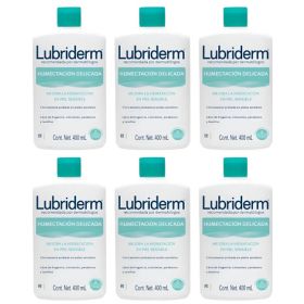 Pack Lubriderm Humectacion Delicada 400 Ml X6