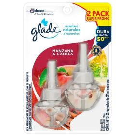 Glade Repuesto Aceites Naturales Manzana Y Canela 2un