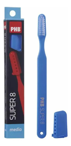 D_992521-Mlc113302758593_062026-O.jpg Pack 02 Cepillo Dental Phb Super 8 Medio - Imagen 1