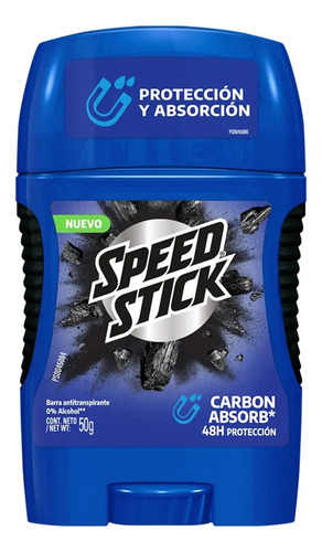 D_994175-Mlc97429316765_112025-O.jpg Speed Stick Carbón Antitranspirante En Barra 50G - Imagen 1