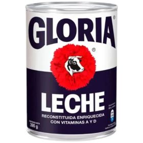 Leche Evaporada Gloria 390gr C/u