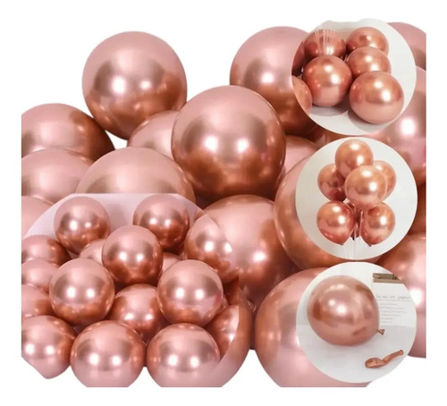 D_999210-Mlc113768425471_062026-O.jpg Globos Para Decoracion Rosado Metalico 50Piezas 10 - Imagen 1